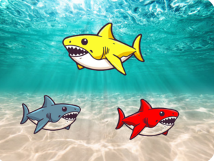 Sharks! by Erin