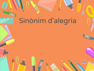 Sinònims i antònims by mart júpiter