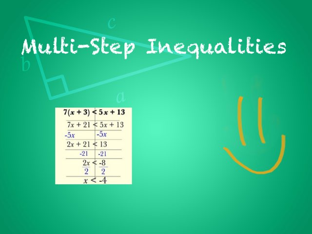 Solving Inequalities  by Melissa  Perez
