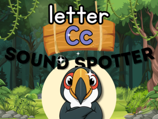 Sound Spotter: Letter Cc by Cool Kindergarten