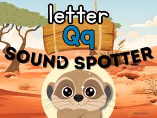 Sound Spotter: Letter Qq by Cool Kindergarten