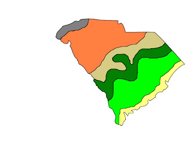 South Carolina Regions  by Miranda Warnock