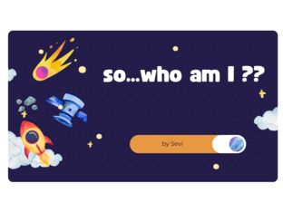 So...who am i?? by Sevi Sa'ida