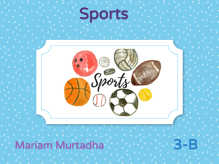 Sports by mariam alhammam
