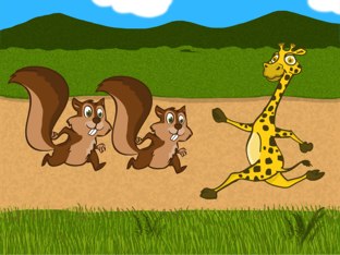 Squirel Twins Free Games online for kids in Nursery by Emilie Melnyk