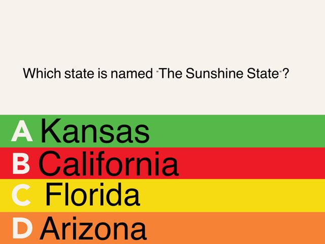 States Quiz by Ava DiGi