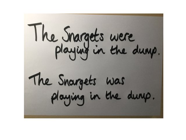 Subject /verb Agreement by Nigel cozens