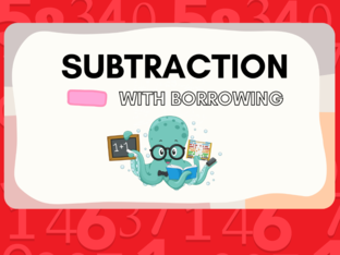 Subtraction with Borrowing by Sidmarie Fultonberg