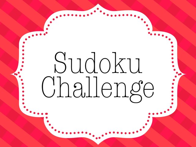 Sudoku Challenge Free Activities Online For Kids In 4th Grade By Mara 
