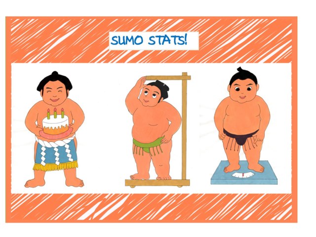 Sumo Stats 2! Free Activities online for kids in 1st grade by Jan Chalmer