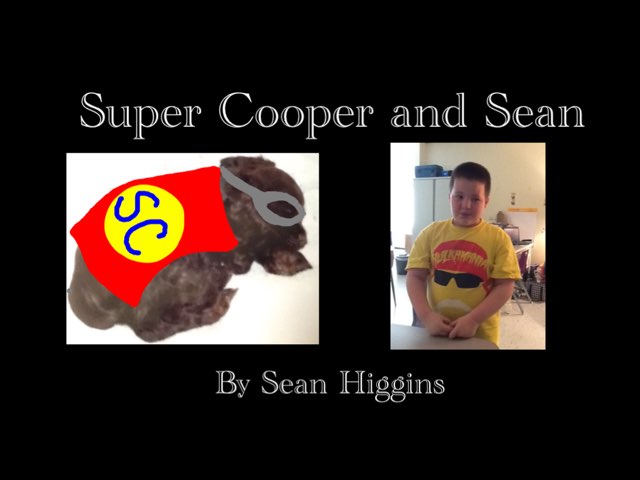 Super Cooper and Sean by Melissa Piazza