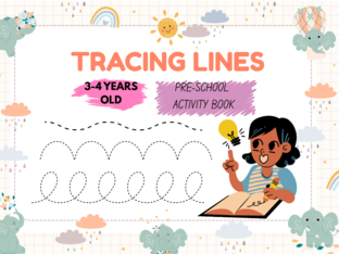 TRACING LINES FOR 3-4 YEARS OLD by Idayu