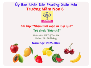 TRÁI CÂY CỦA BÉ by 