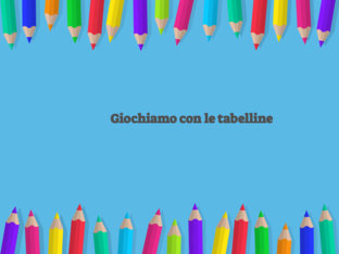 Tabelline by Barbara Favero