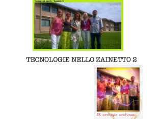 Tecnologie Nello Zainetto by Maestra Samy