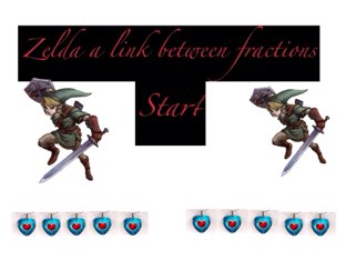 The Legend Of Zelda A Link Between Fractions by Kara Fujimoto