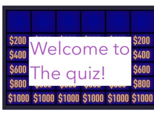 The Quiz by Reagan daniels