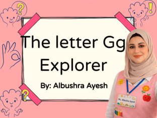 The Letter Gg Game by Albushra Ayesh
