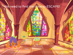 The three monsters in the castle  by Lara Vi