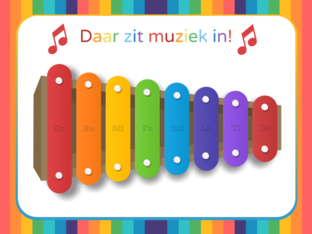 Thema: Daar zit muziek in! by Juf Femke Platteeuw