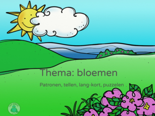 Thema: bloemen by Juf Femke Platteeuw