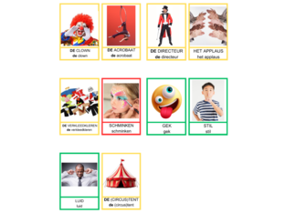 Themawoorden: Circus by Maren Vandersteen