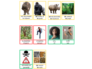 Themawoorden: Wilde dieren by Maren Vandersteen