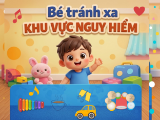 Trò chơi bé tránh xa khu vực nguy hiểm (4-5 tuổi) by Mai Luynh