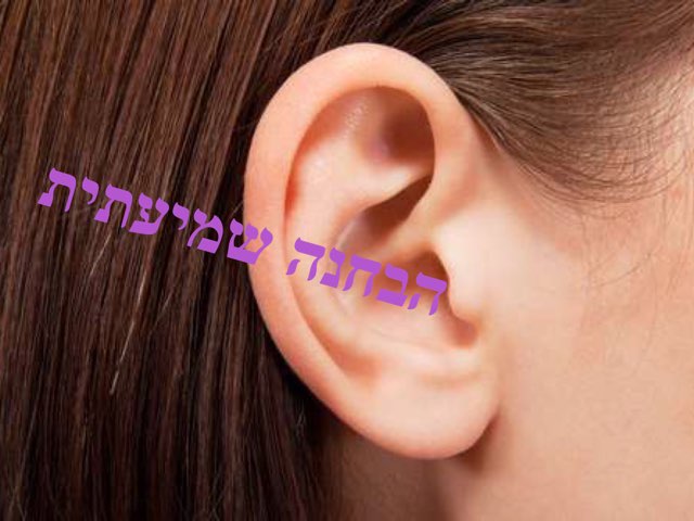 הבחנה שמיעתית by גליה יהל