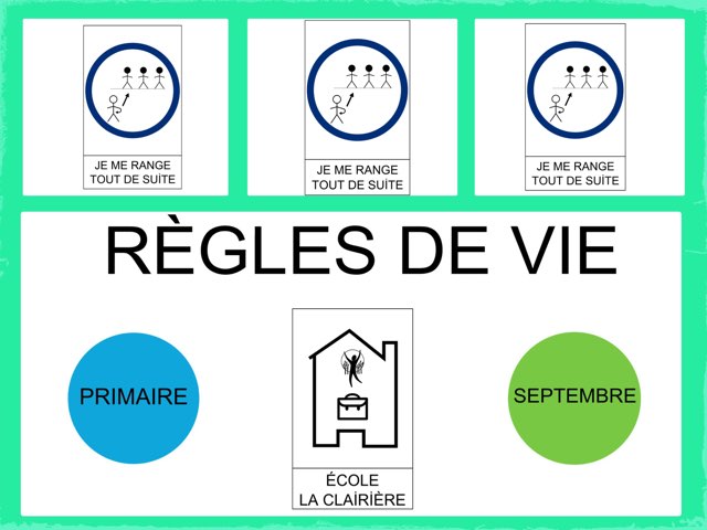 RÈGLES DE VIE " Je Me Range Tout De Suite" by Hugues Wallaby