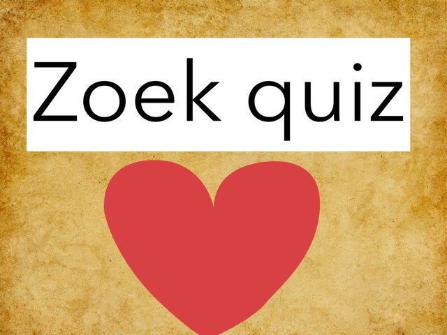 Zoek Quiz !!  by Susan bijman