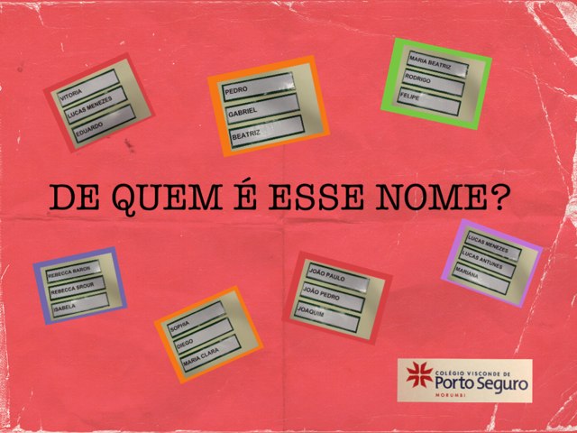 DE QUEM É ESSE NOME? by Dani Bogolenta