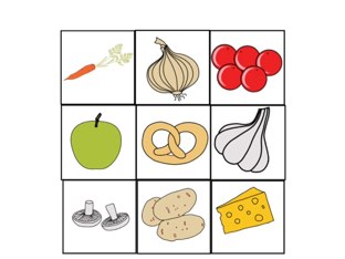 בינגו  פרות וירקות by אלינור אוסי