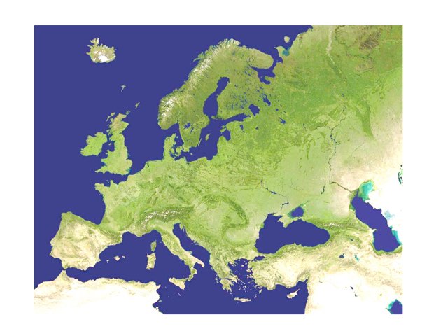 Mapa Físico De Europa 2 by Aitana ocaña Alonso