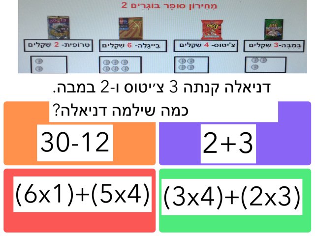 צרכנות-משימות קנייה בכפל בתחום ה-300 ש״ח by Sary Levy
