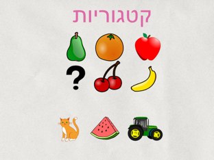 קטגוריות by Shiri Pinkas