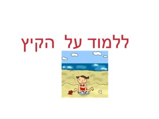 ללמוד על קיץ by ilana voronin