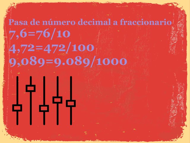 Pasa de número decimal a fraccionario by Héctor López Gallego