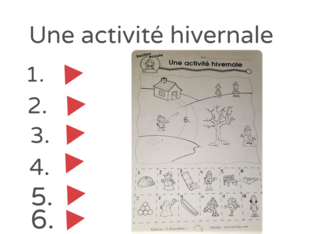 Une activité hivernale by 