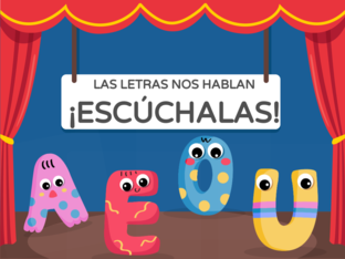 VOCALES: A, E, O, U by Marta 3 años