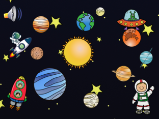 Viaje al espacio - Reconocer sílaba inicial by Camila