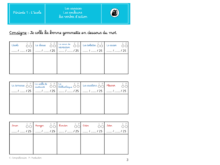 Vocabulaire PS by Sarah