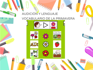 Vocabulario de la primavera by GUMERSINDA CUENCA MARTÍNEZ