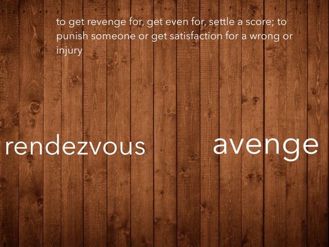 Vocabulary game by ezra neugroschl