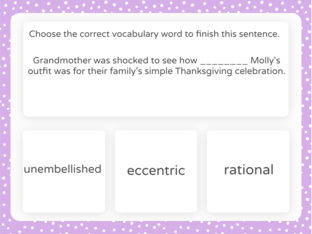 Vocabulary Development CAI by Anna Claire Chesnut