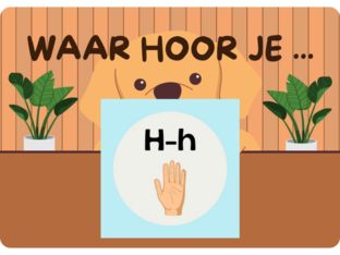 Waar hoor je H? by Jozefien Vanderhaeghe