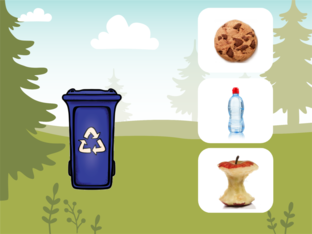 We houden het bos proper! (afval sorteren) by Zoë Laureys