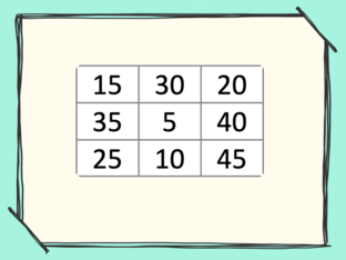 Welk antwoord mist? tafel van 5 by Ilja Jabroer