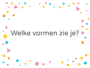 Welke vormen zie je? by Laura vergote
