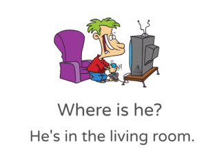 Where is Joe? --sentence pattern by Claire Liu